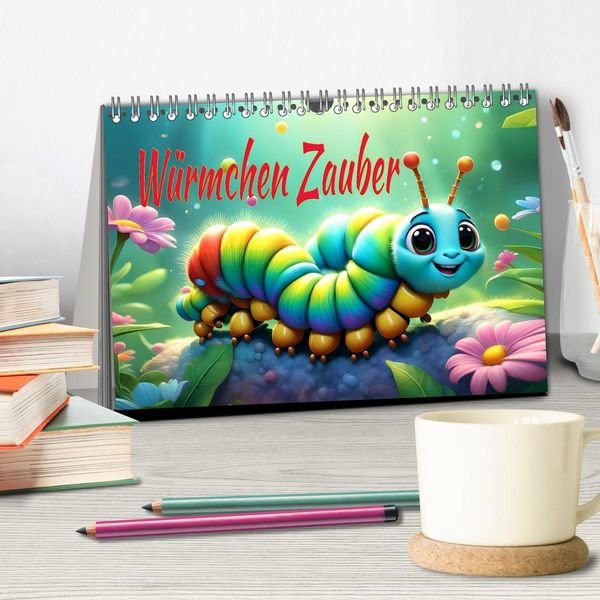 Produktbild: W&uuml;rmchen Zauber (Tischkalender 2026 DIN A5 quer), CALVENDO Monatskalender