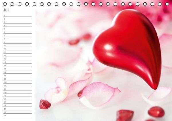 Produktbild: Herzig / Geburtstagskalender (Tischkalender immerw&auml;hrend DIN A5 quer)
