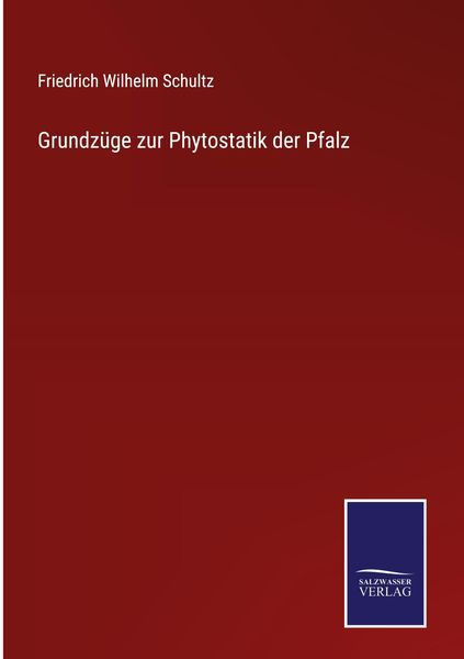 Produktbild: Grundz&uuml;ge zur Phytostatik der Pfalz