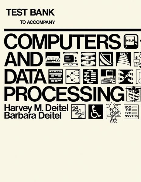 Produktbild: Test Bank to Accompany Computers Data and Processing