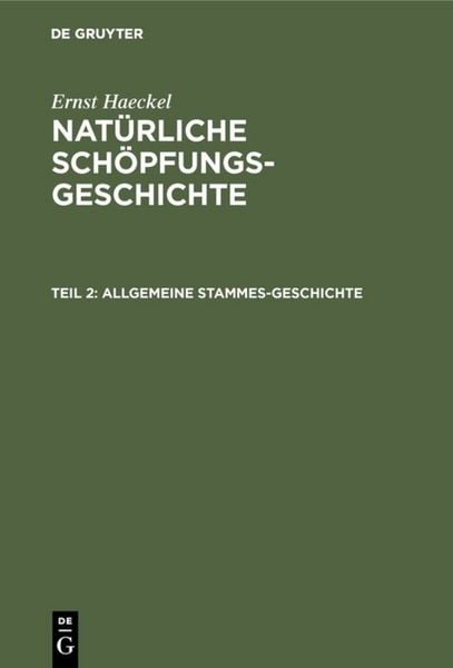 Produktbild: Allgemeine Stammes-Geschichte