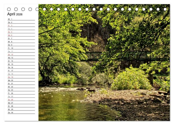 Produktbild: Die sch&ouml;nsten Landschaften in Deutschland - Das Ahrtal (Tischkalender 2026 DIN A5 quer), CALVENDO Monatskalender