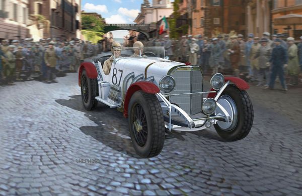 Produktbild: Revell 07737 Mercedes-Benz SSKL Automodell Bausatz 1:32
