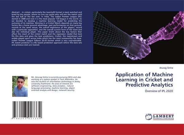 Produktbild: Application of Machine Learning in Cricket and Predictive Analytics