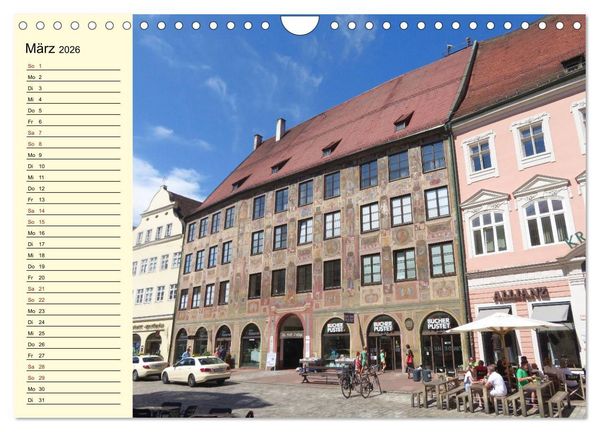 Produktbild: Landshut erleben (Wandkalender 2026 DIN A4 quer), CALVENDO Monatskalender