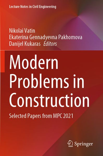 Produktbild: Modern Problems in Construction