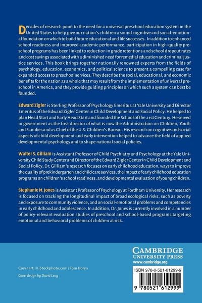 Produktbild: A Vision for Universal Preschool Education