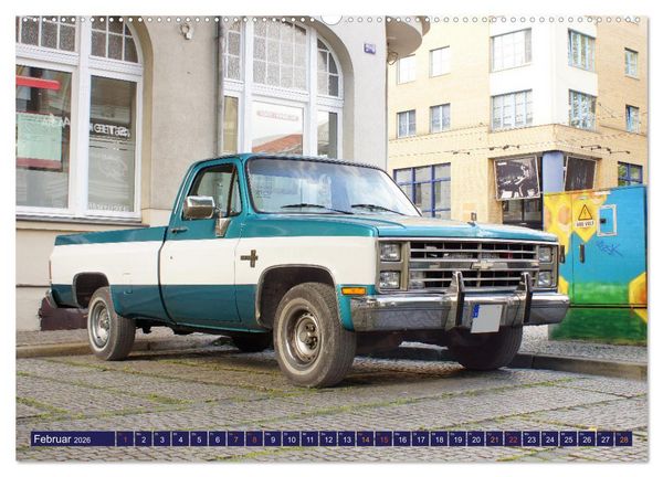 Produktbild: Damals war's - Oldtimer der F&uuml;nfziger bis Achtziger Jahre (Wandkalender 2026 DIN A2 quer), CALVENDO Monatskalender
