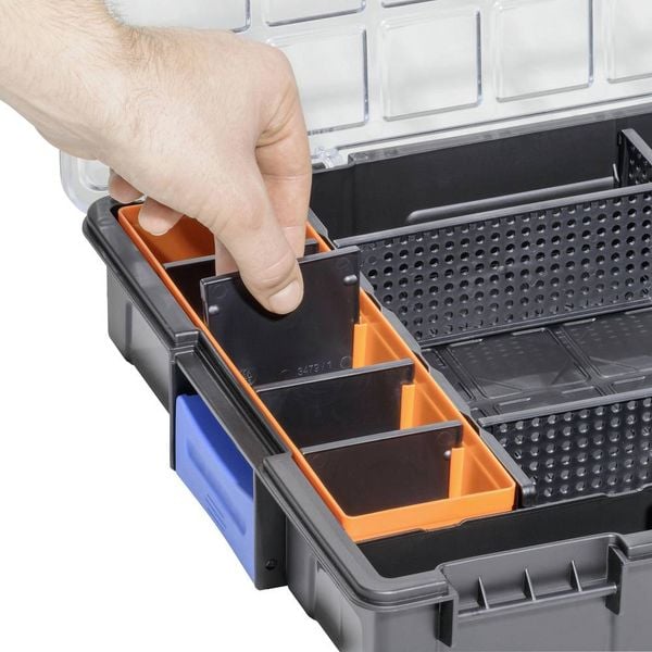Produktbild: Allit EuroPlus Pro K44/7 Sortimentskoffer (B x H x T) 440 x 76 x 355 mm Anzahl F&auml;cher: 7 Inhalt 1 St.