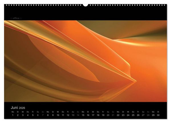 Produktbild: Abstrakte Kunst (hochwertiger Premium Wandkalender 2026 DIN A2 quer), Kunstdruck in Hochglanz