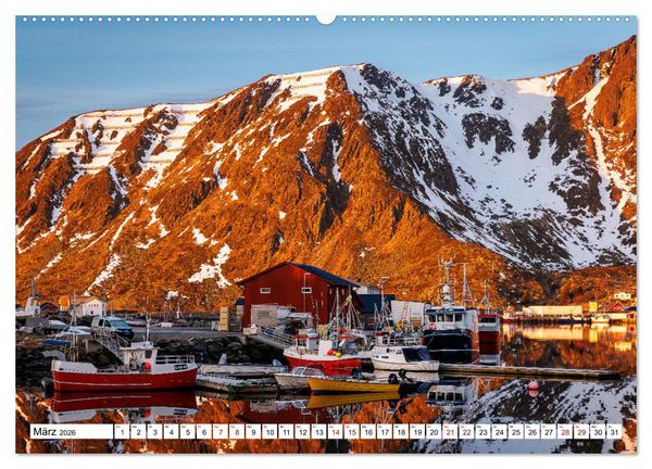 Produktbild: Licht des Nordens - LOFOTEN (hochwertiger Premium Wandkalender 2026 DIN A2 quer), Kunstdruck in Hochglanz
