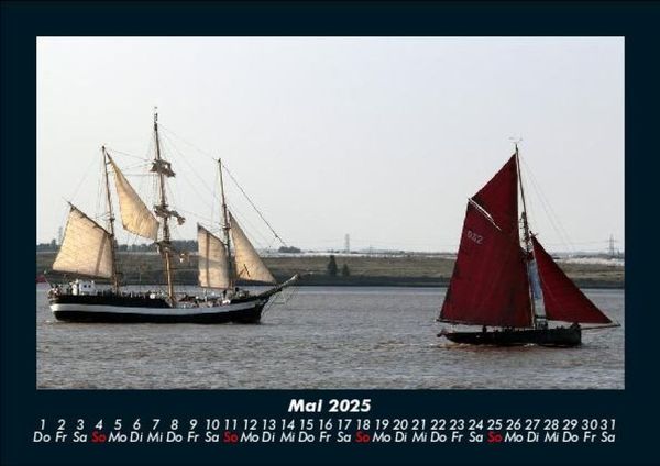 Produktbild: Segelboote 2025 Fotokalender DIN A5