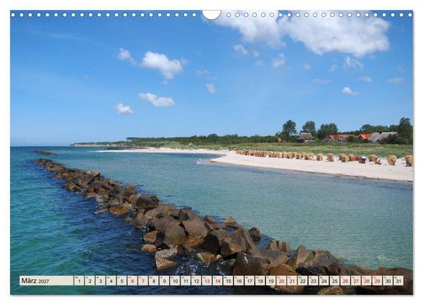 Produktbild: Ostseebad Wustrow K&uuml;stenimpressionen (Wandkalender 2027 DIN A3 quer), CALVENDO Monatskalender