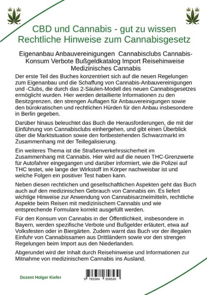 Produktbild: CBD und Cannabis &ndash; gut zu wissen Rechtliche Hinweise zum Cannabisgesetz