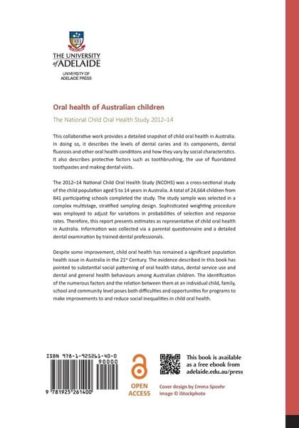 Produktbild: Oral health of Australian children