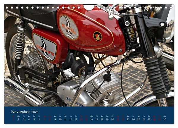 Produktbild: Vintage Mopeds (Wandkalender 2026 DIN A4 quer), CALVENDO Monatskalender