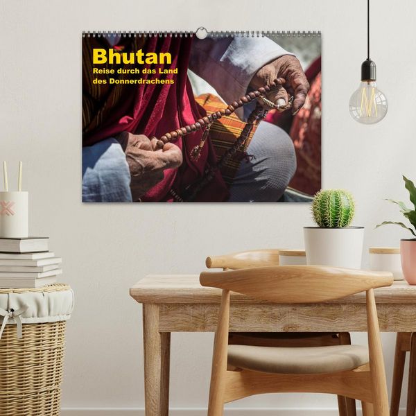 Produktbild: Bhutan - Reise durch das Land des Donnerdrachens (Wandkalender 2026 DIN A3 quer), CALVENDO Monatskalender