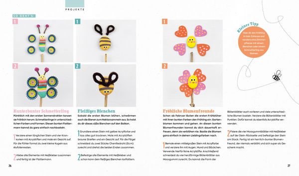 Produktbild: Kunterbunt, eckig, rund &ndash; Steine bemalen f&uuml;r Kids