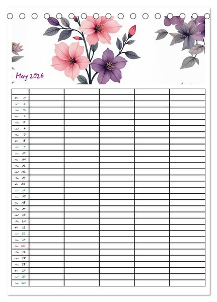 Produktbild: Home Planer (Desk Calendar 2026 DIN A5 portrait), CALVENDO 12 Month DeskCalendar