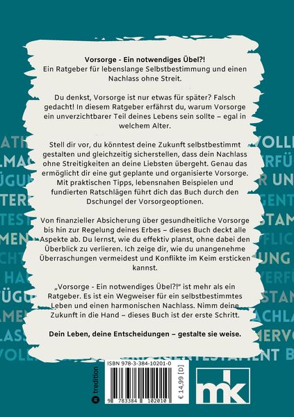 Produktbild: Vorsorge - Ein notwendiges &Uuml;bel?!