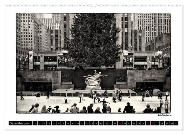 Produktbild: Manhattan Memories - Erinnerungen an New York (Wandkalender 2027 DIN A2 quer), CALVENDO Monatskalender