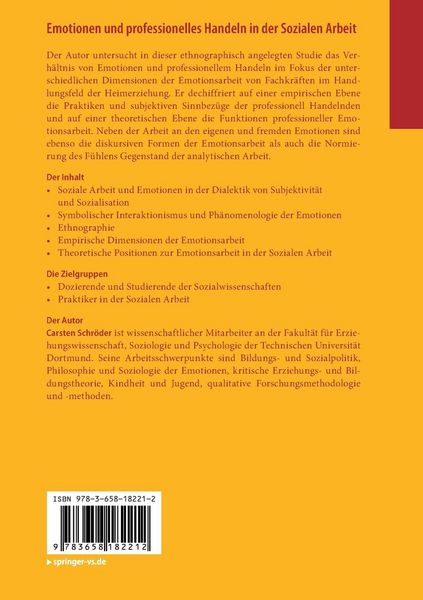 Produktbild: Emotionen und professionelles Handeln in der Sozialen Arbeit