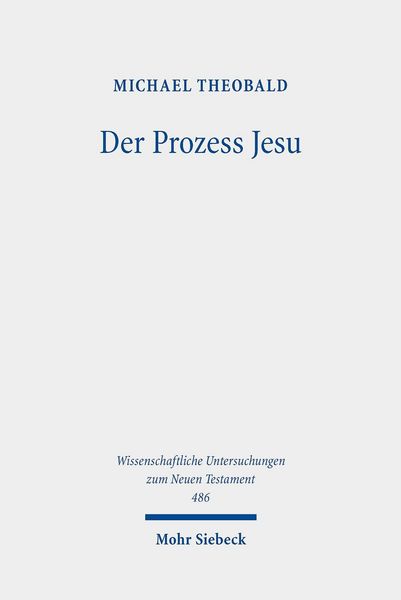 Produktbild: Der Prozess Jesu