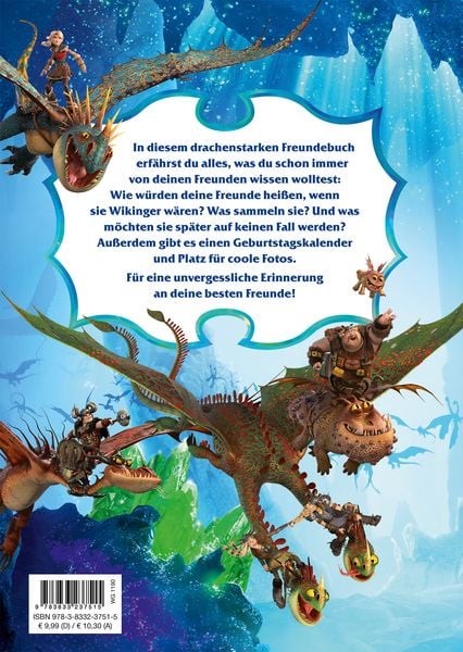 Produktbild: Drachenz&auml;hmen leicht gemacht 3: Die geheime Welt: Freundebuch
