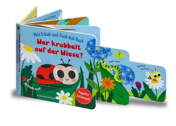 Produktbild: Mein Schieb & Guck-mal-Buch: Wer krabbelt auf der Wiese?