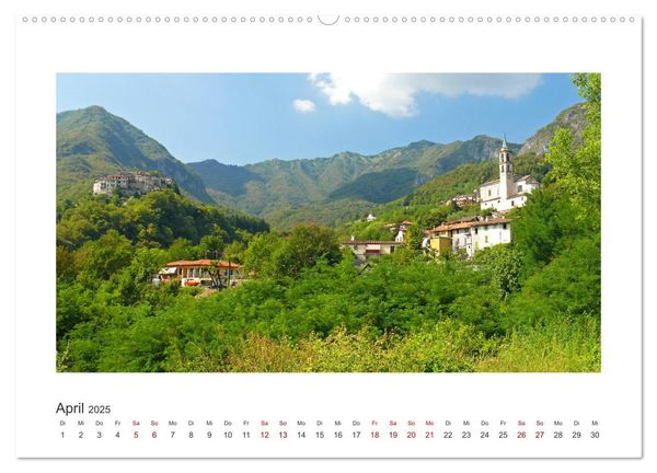 Produktbild: Valsolda. Malerische D&ouml;rfer am Luganer See (Wandkalender 2025 DIN A2 quer), CALVENDO Monatskalender