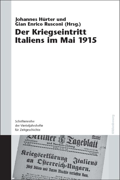Produktbild: Der Kriegseintritt Italiens im Mai 1915