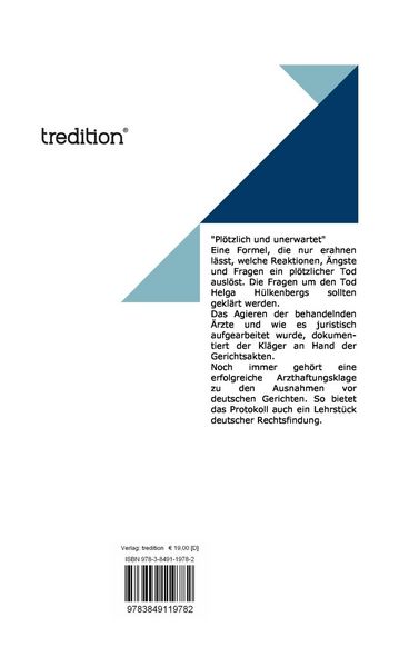 Produktbild: Protokoll eines vermeidbaren Todes