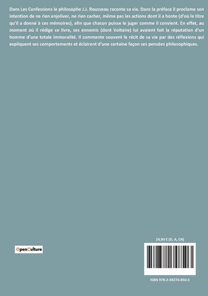 Produktbild: Les Confessions