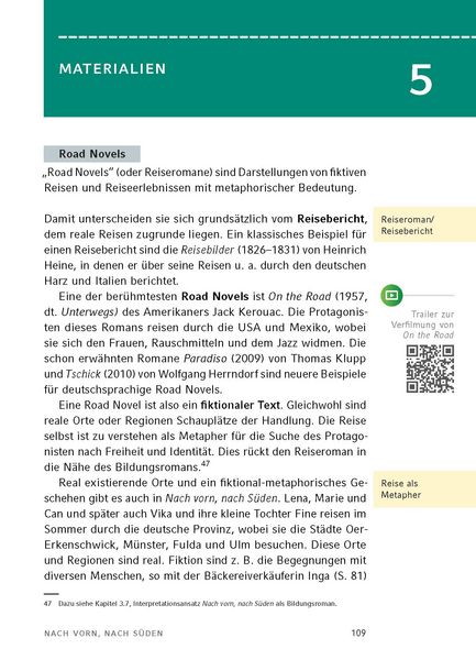 Produktbild: Nach vorn, nach S&uuml;den von Sarah J&auml;ger - Textanalyse und Interpretation