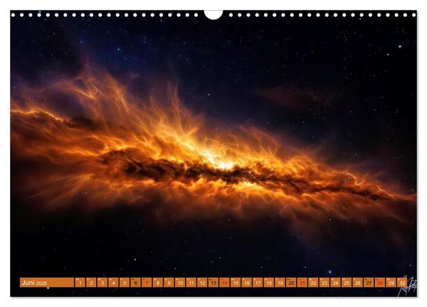 Produktbild: Gammablitze im Universum (Wandkalender 2026 DIN A3 quer), CALVENDO Monatskalender