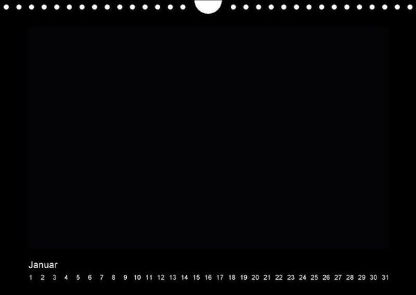 Produktbild: K. A., K: Geburtstags - Bastelkalender - Schwarz (Wandkalen