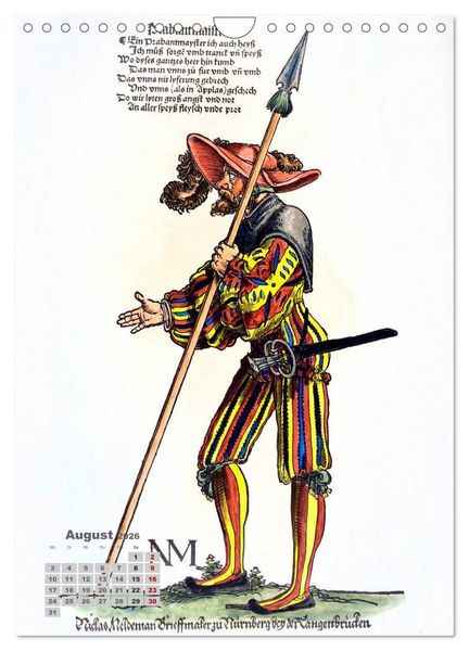 Produktbild: Landsknechte und Soldaten: Historische Uniformen (Wandkalender 2026 DIN A4 hoch), CALVENDO Monatskalender