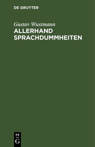 Produktbild: Allerhand Sprachdummheiten