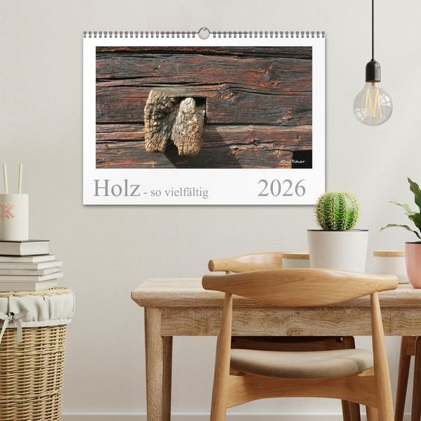 Produktbild: Holz - so vielf&auml;ltig (Wandkalender 2026 DIN A3 quer), CALVENDO Monatskalender