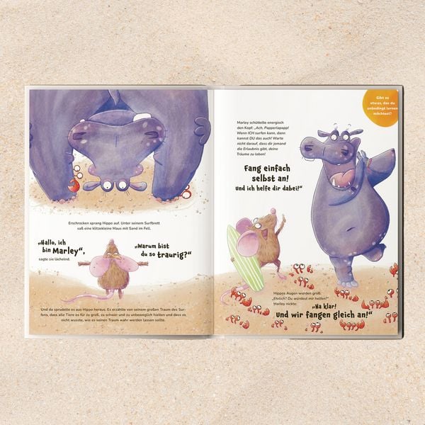 Produktbild: Hippo lernt Surfen – Wie Träume wahr werden