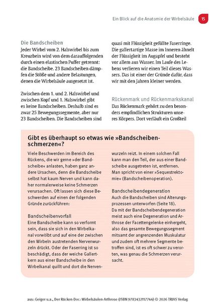 Produktbild: Der R&uuml;cken-Doc: Wirbels&auml;ulen-Arthrose