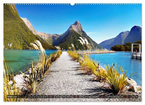 Produktbild: Neuseeland, S&uuml;dpazifische Inseln (Wandkalender 2026 DIN A2 quer), CALVENDO Monatskalender