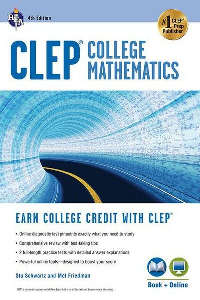 Produktbild: Clep(r) College Mathematics, 4th Ed., Book + Online