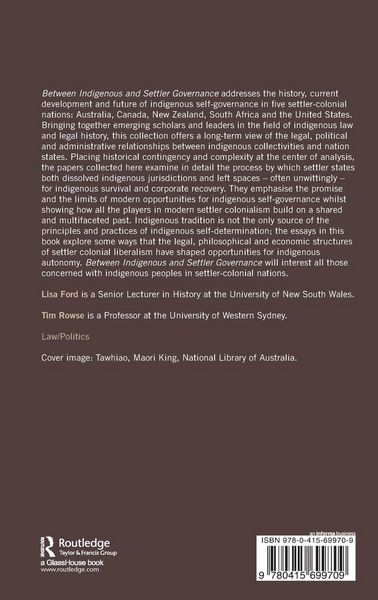 Produktbild: Between Indigenous and Settler Governance