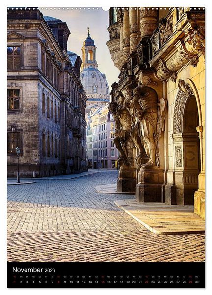 Produktbild: Die wundersch&ouml;ne Stadt Dresden (Wandkalender 2026 DIN A2 hoch), CALVENDO Monatskalender