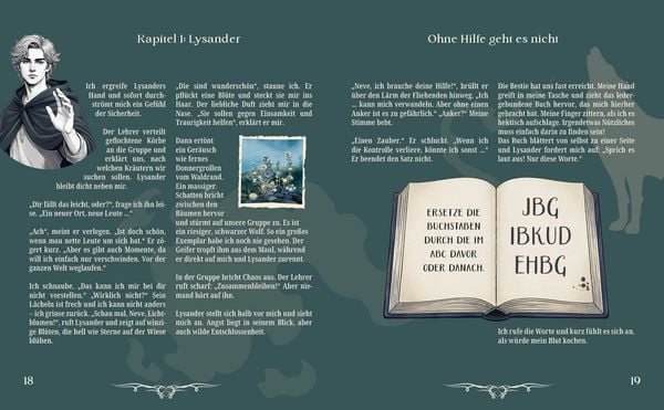 Produktbild: Dark Hearts & Magic Minds &ndash; Eine R&auml;tsel-Romantasy