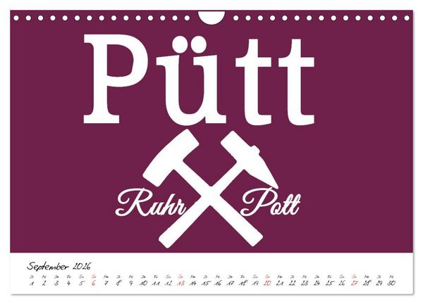 Produktbild: Ruhrpott Vokabeln (Wandkalender 2026 DIN A4 quer), CALVENDO Monatskalender