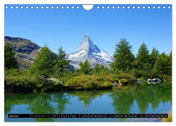 Produktbild: MATTERHORN. Faszination und Magie (Wandkalender 2026 DIN A4 quer), CALVENDO Monatskalender