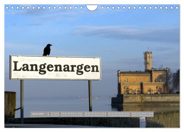 Produktbild: 2026 Langenargen am Bodensee (Wandkalender 2026 DIN A4 quer), CALVENDO Monatskalender