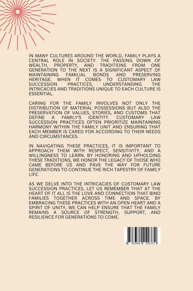 Produktbild: Caring for the Family: A Guide to Customary Law Succession Practices
